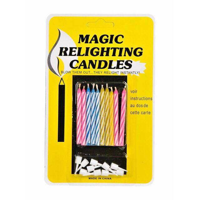 [UNIK88] Lilin Magic / Lilin tidak gampang mati / Lilin Ulang Tahun 1 pack