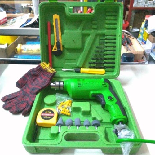 Mesin Bor NRT PRO 450 HD 10mm / Bor Listrik NRT 450HD 10 MM Bisa bolak Bolak Balik impact drill