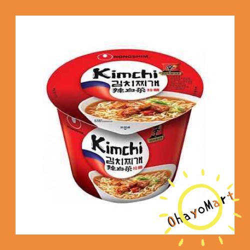Nongshim Kimchi Cup Noodle / Instant Cup Noodle 117grm
