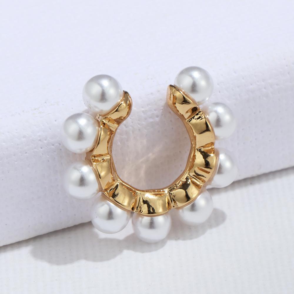 Chookyy CZ Cuff Anting Wanita Pria Perhiasan Pesta Zirkon Ear Cuff