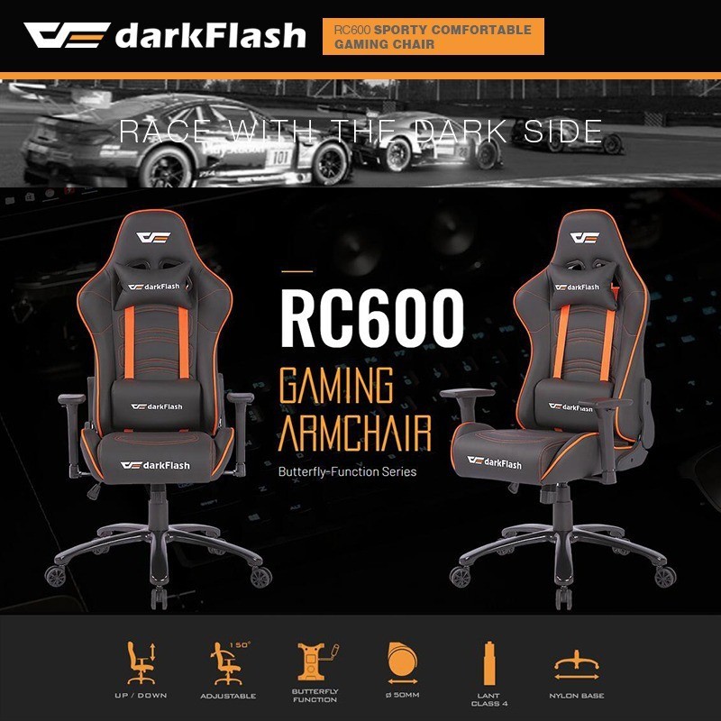 DarkFlash RC600 / RC-600 Kursi Gaming - Gaming Chair