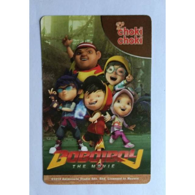 Kartu Game Card Boboiboy  The Movie Choki  Choki  Random 