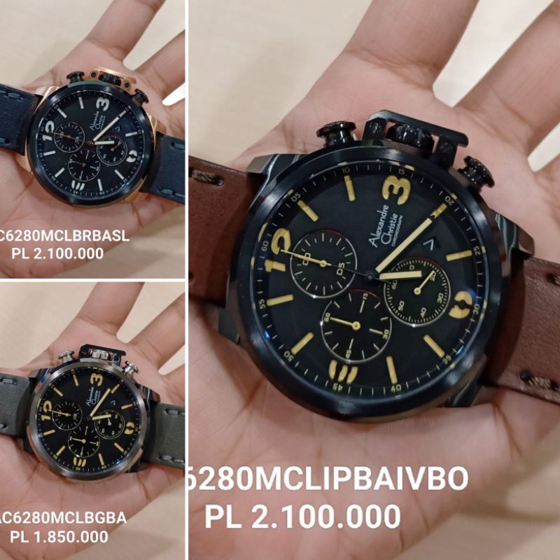 AC6280 // Alexandre Christie Pria AC 6280 MC Leather Original