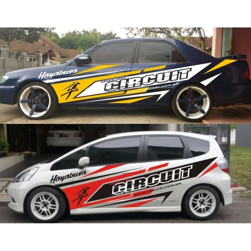 cutting stiker mobil full body stiker all mobil sedan brio jazz agya yaris dll