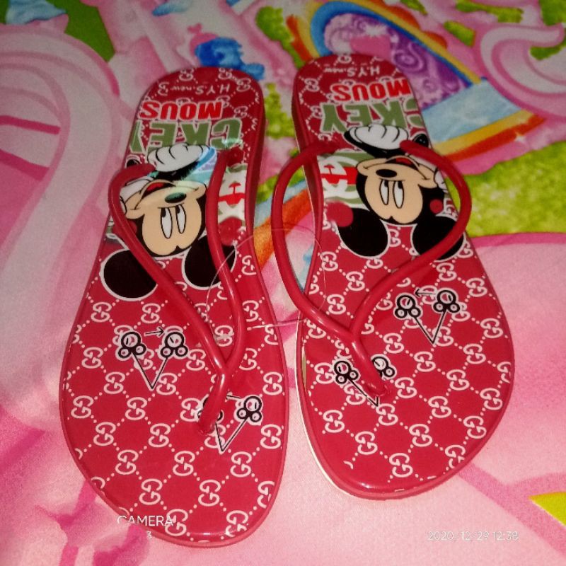 sandal jepit wanita  lucu