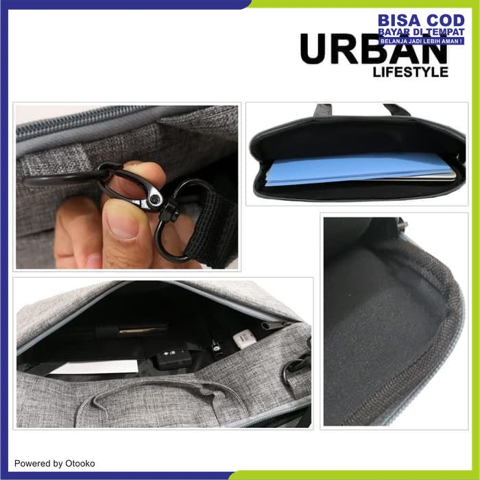 Tas Selempang Laptop NoteBook Macbook Pro 14 15 Inch Pouch Bag URBAN L