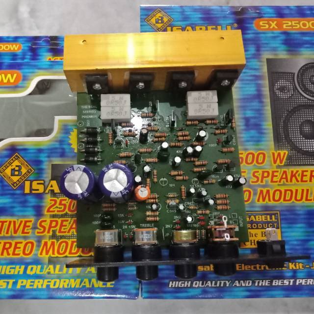 Module stereo active speaker 2500W pmpo