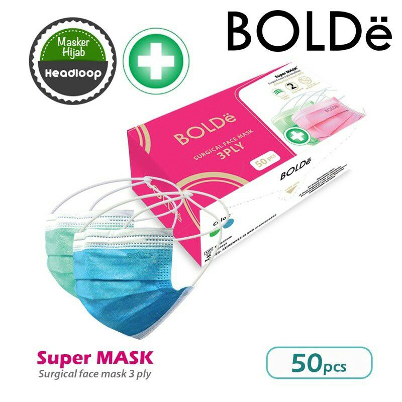 Bolde Masker Hijab 3ply
