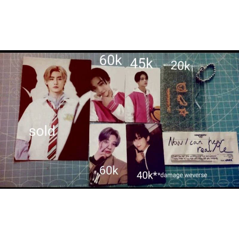 Official photocard enhypen manifesto day one Ni-ki Sunghoon Jake Sunoo/ mdo M version