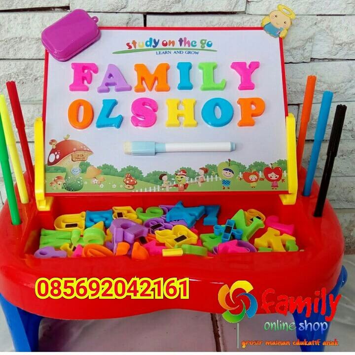 

meja belajar papan tulis anak