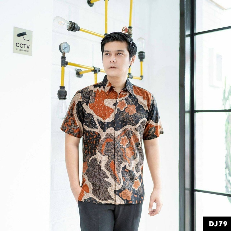 Batik Pria Dewasa Kemeja Batik Lengan Pendek Batik Kantor Motif Terbaru