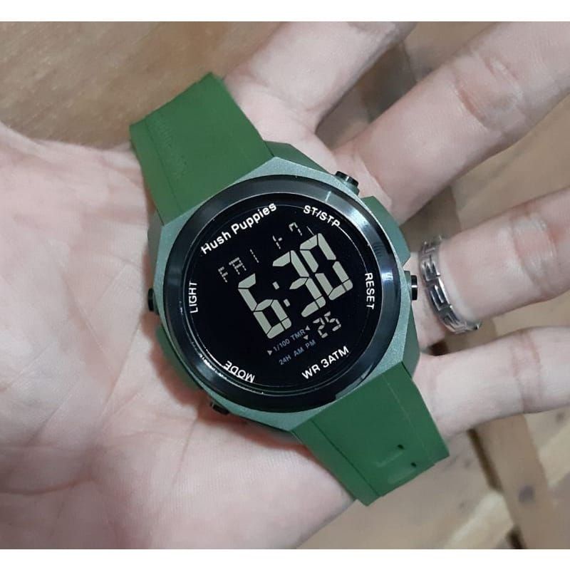 JAM TANGAN HUSH PUPPIES RUBBER TERLARIS JAM TANGAN DIGITAL TAHAN AIR