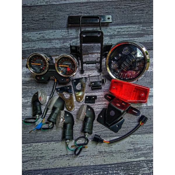 paket lampu depan bulat daymaker RX king rx king new 2007/2008 headlamp bulat daymaker