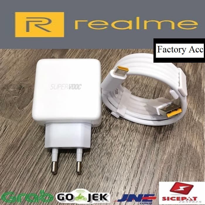 ORIGINAL Charger Realme 5 Pro X XT X2 Pro Super VOOC 5A USB Type C