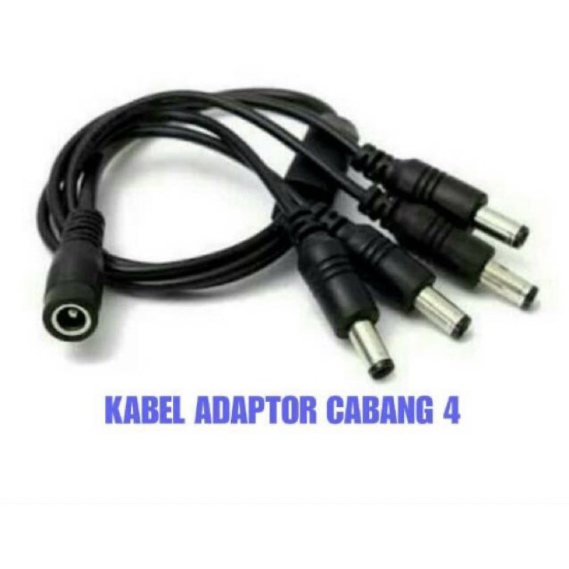 KABEL CUMI UNTUK CABANG ADAPTOR CCTV ISI 4