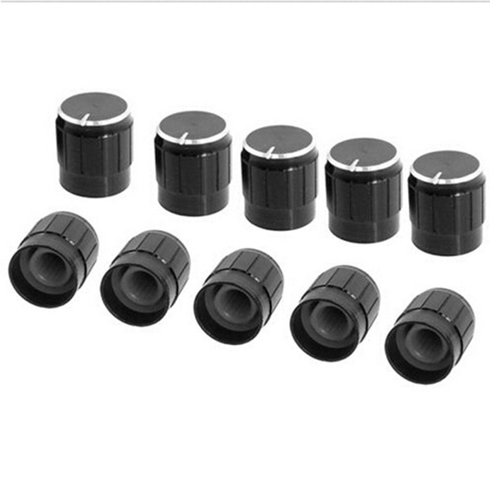 NICKOLAS1 Rotary Switch Kontrol Volume Hitam Bahan Aluminium Alloy Praktis