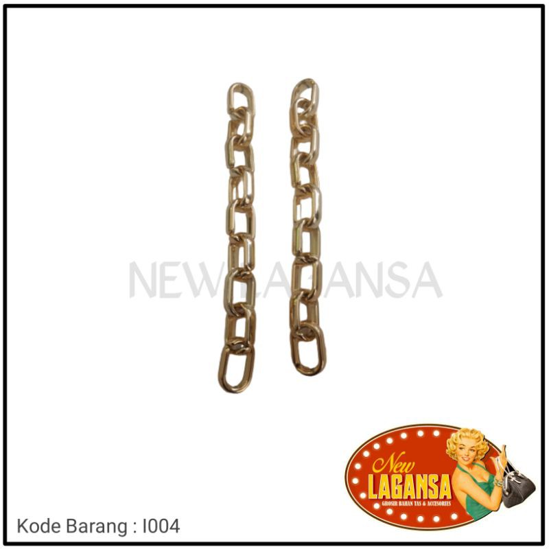 (I005) Spacer / Rantai Plastik Mas Tipis - Grosir Aksesoris Tas & Dompet Wanita Fashion Murah (IMPOR