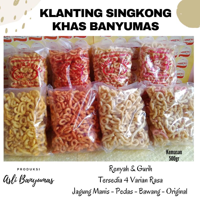 

Nycyta Home Klanting Singkong 500Gr Khas Banyumas Harga Terjangkau Free Gift Min Belanja 50K (All