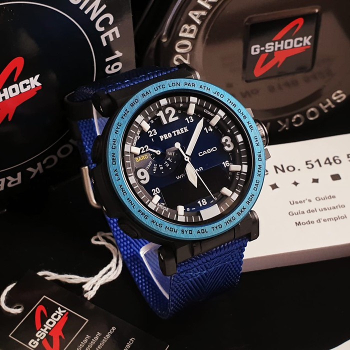 Jam Tangan Pria Merk Casio Pro Trek Protrek Type PRG600 PRW6600 Ori Bm