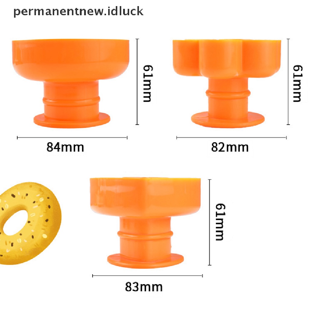 1 Pc Cetakan Pemotong Adonan Donat / Kue / Roti / Dessert DIY