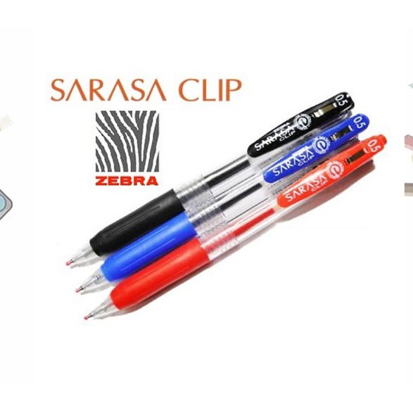 

PULPEN ZEBRA SARASA CLIP 0.5 0.7 / BALLPOINT ZEBRA SARASA / ZEBRA SARASA