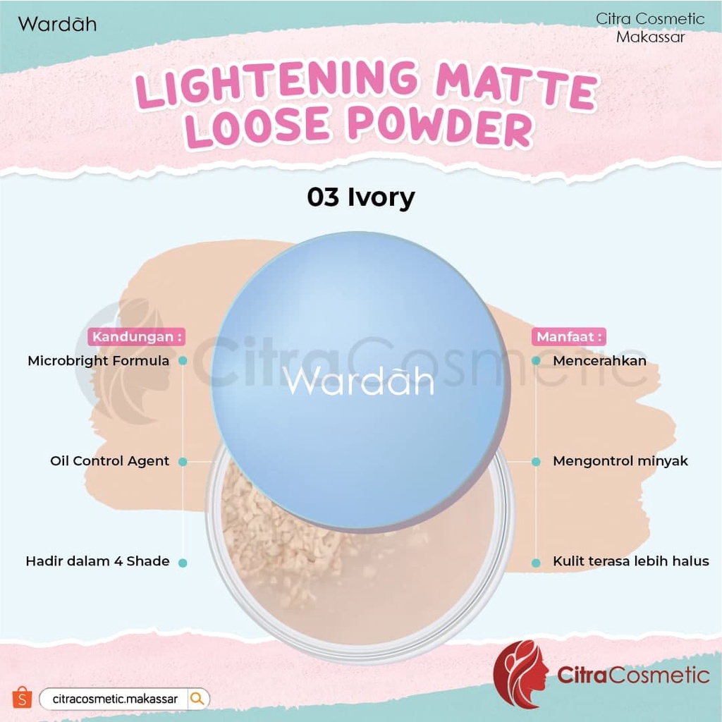 Wardah Lightening Matte Powder 20Gr