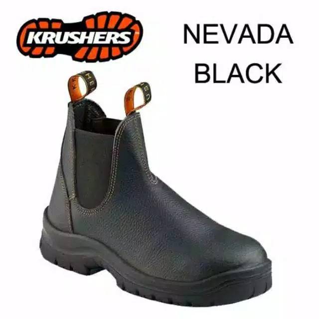 Sepatu Safety KRUSHERS NEVADA BLACK/BROWN Original