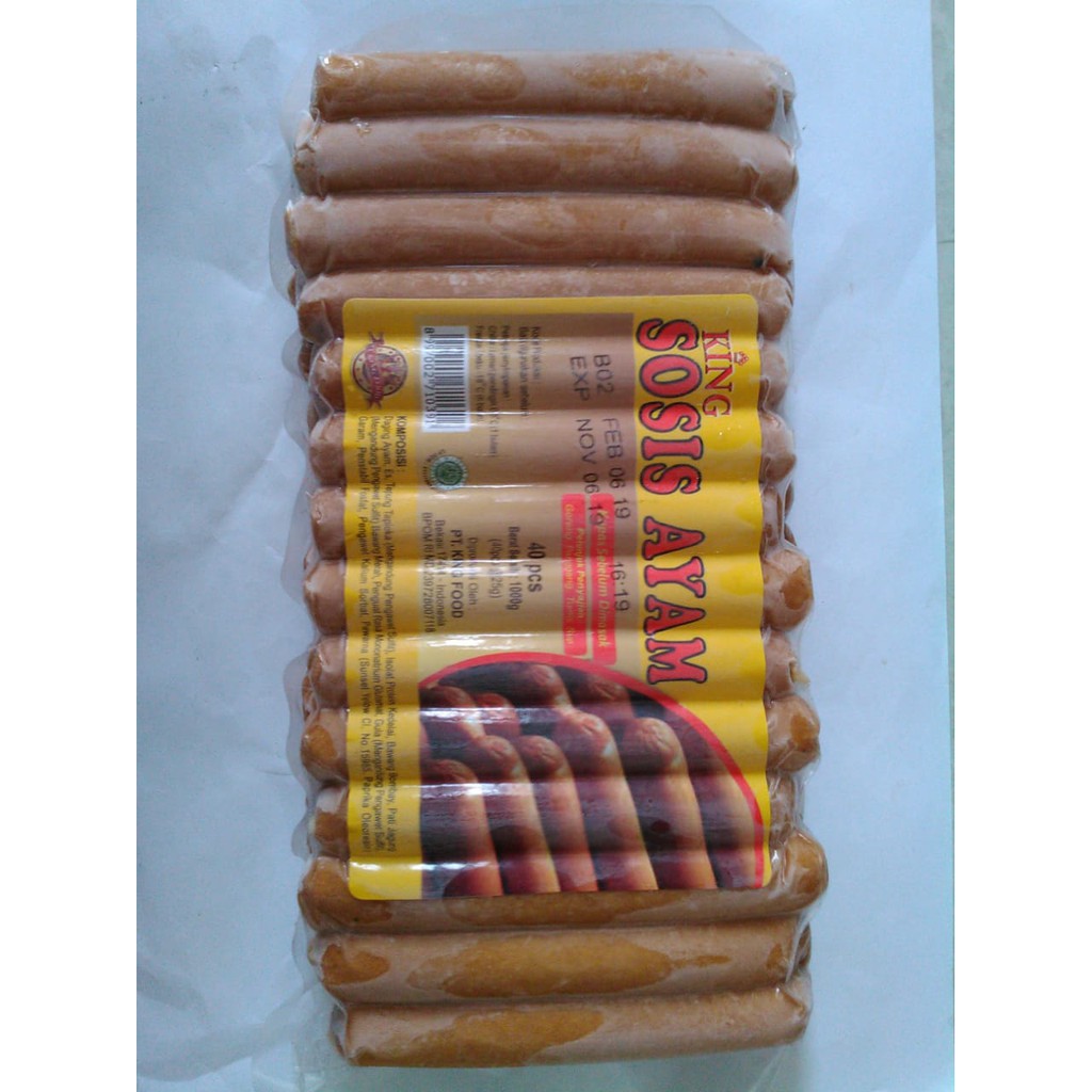 

King Food Sosis Ayam Isi 40pcs