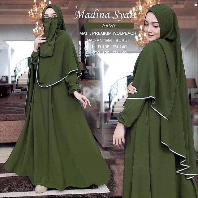 MADINA SYARI M L XL XXL 3XL 4XL GRESS CANTIK DRESS MURAH GAMIS MURAH GAMIS CANTIK