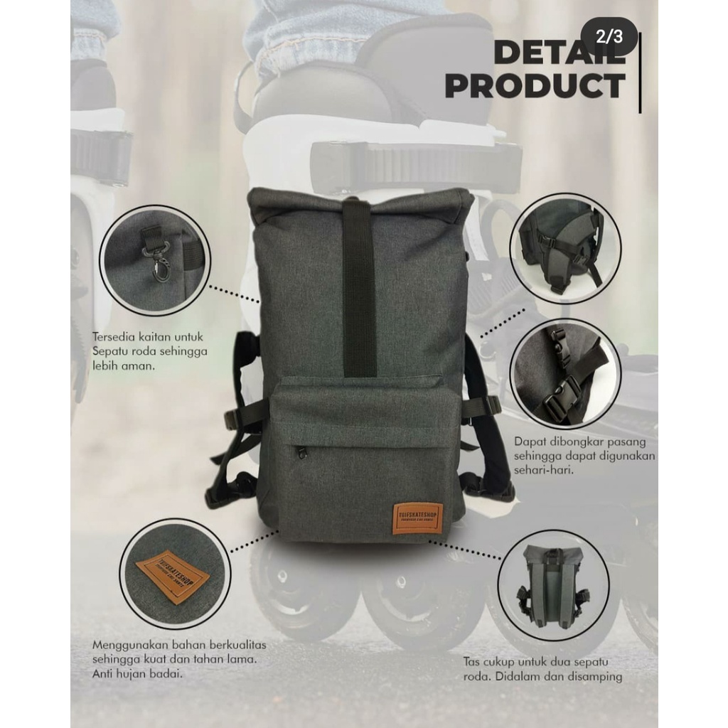 Tas Rolltop Skate Tgif