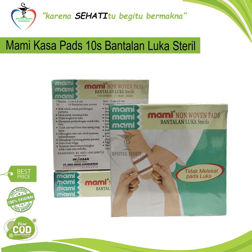 KASA MAMI PENUTUP LUKA NON WOVEN PADS