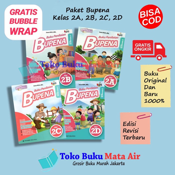 

❤BISA COD❤ BEST SELLER PAKET LENGKAP BUPENA 2A, 2B, 2C & 2D ERLANGGA