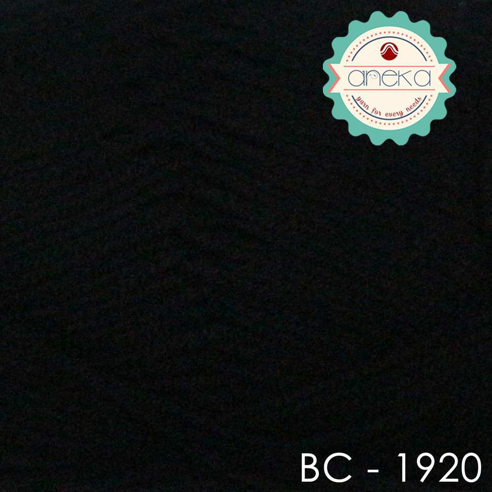 Benang Rajut Katun Bambu / Bamboo Cotton Yarn 2 - 1920 Hitam