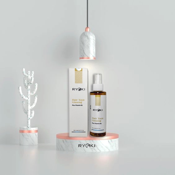 Hair Tonic Ginseng / RYOKI Hair Tonic Gingseng Plus Vit B5 150 ML Ryoki Skincare / Ryoki Serum / Ryo