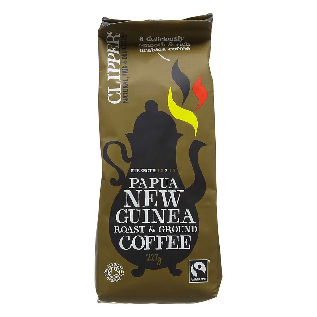 

Clipper Organic Roast & Ground Coffee - Papua New Guinea - 227gr