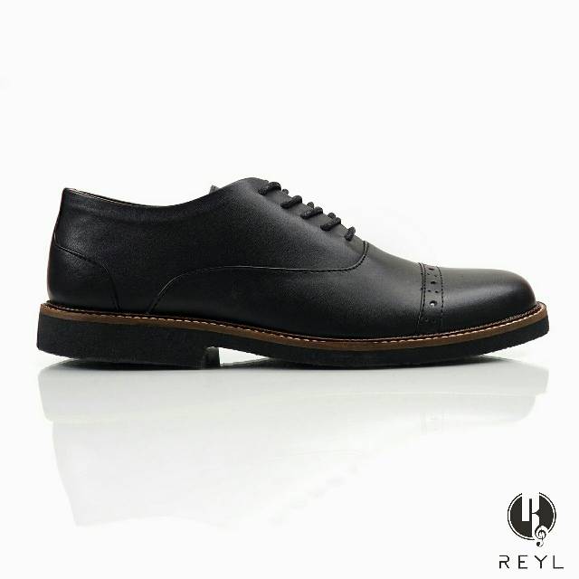 REYLMAN JAZZ Sepatu Pantofel Pria Kulit Asli Pentofel Formal Oxford Kerja Kantor Casual Pesta Kondangan Pantopel Flat Big Size