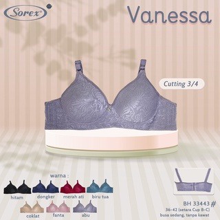 ORIGINAL BRA FASHION SOREX BRA BUSA TIPIS KAIT 3 TANPA KAWAT 17103 18199 33443 33460