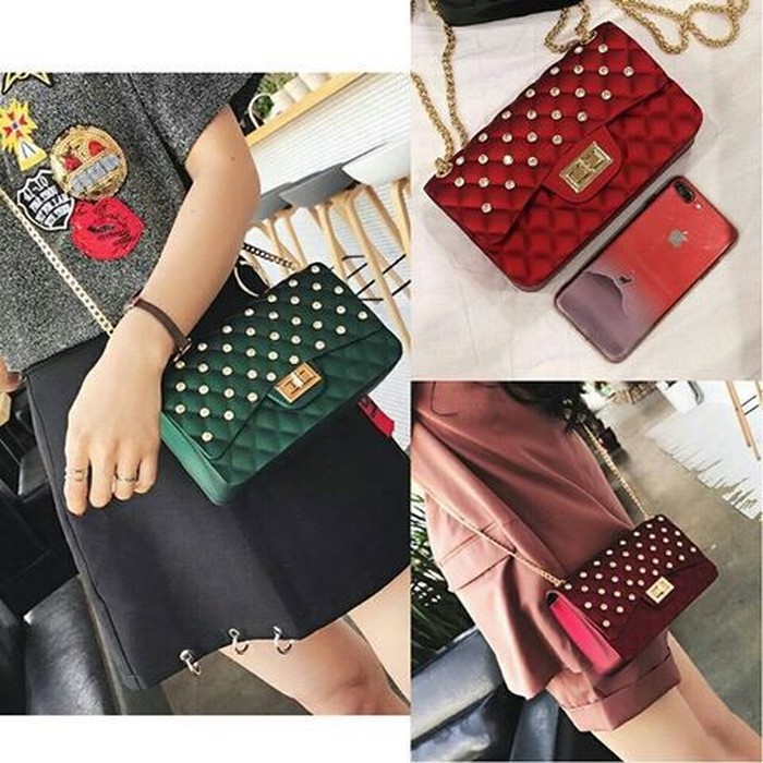 TAS WANITA IMPORT JELLY MATTE CHANEL
