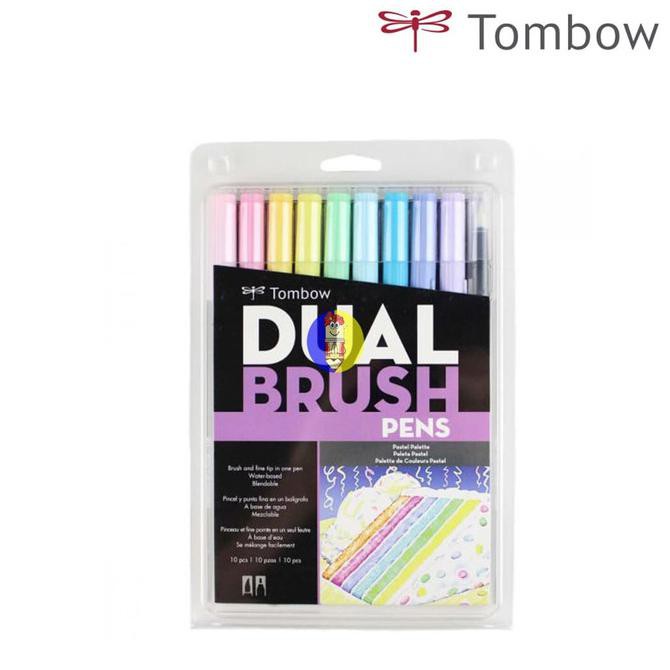 

Open Ds] Tombow Dual Brush Pastel Set 10 Clr