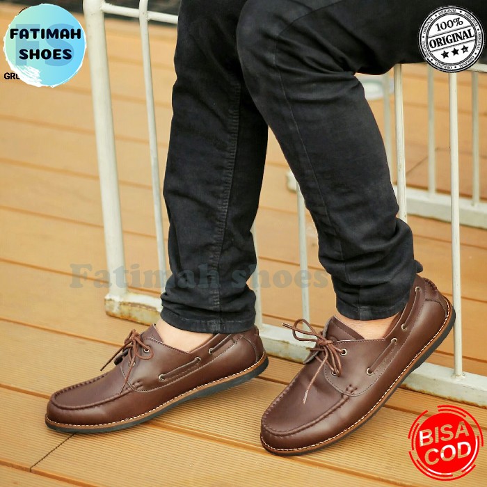 FATIMAHSHOES - Sepatu Formal Kulit Pria Sepatu Loafers Pria Sepatu Cowok Sepatu Kerja Kantor Pria Sepatu Kulit Pria