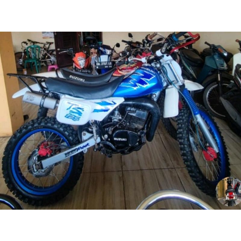 striping sticker Lis body motor Suzuki TS 125