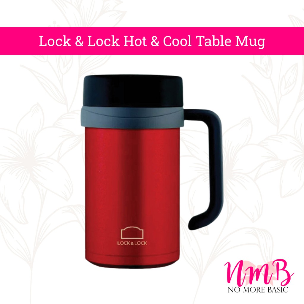 Lock &amp; Lock Hot &amp; Cool Table Mug 500ml - New Basic Outdoor Mug Cup - Gelas Thermos Panas