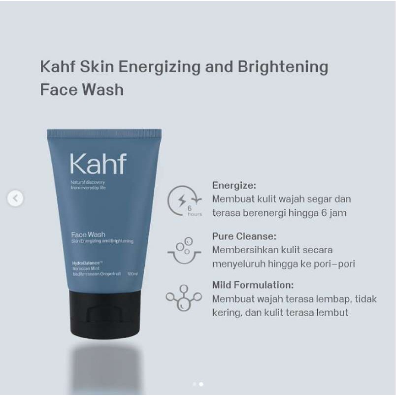 Kahf Skin Energizing and Brightening Face Wash 100 ml