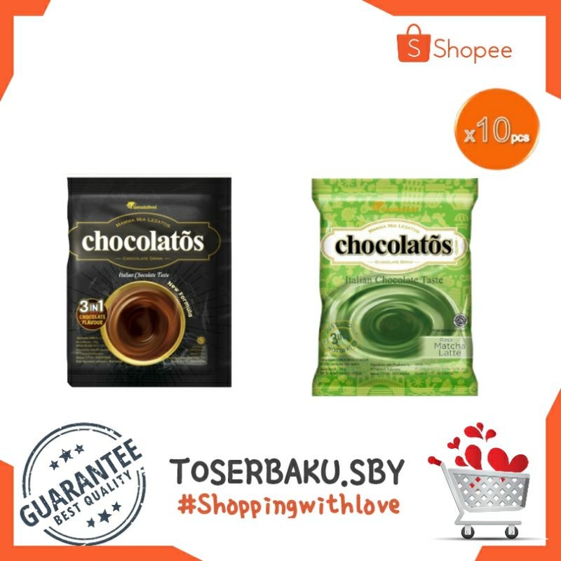 

Chocolatos Drink 28g x 10 pcs / Minuman serbuk coklat / Matcha / Minuman Rasa / Snack Murah Surabaya / New Normal