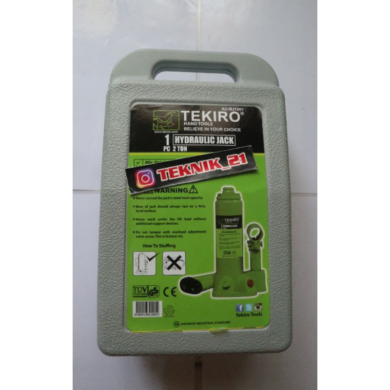 DONGKRAK BOTOL TEKIRO 2 TON DONGKRAK HIDRAULIC BOTOL 2 TON DONGKRAK TEKIRO 2 TON