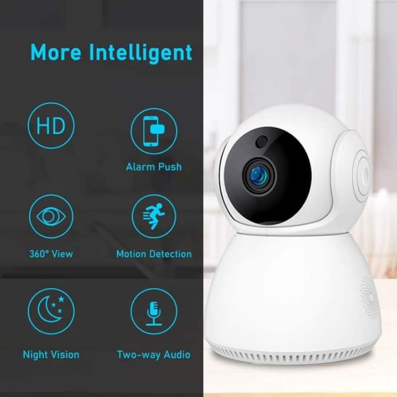 Camera Cctv V380 Snowman IP Camera Cctv 8.0MP Wifi Wireless Infrared Night Vision