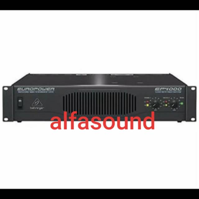 BEHRINGER EUROPOWER EP4000 EP 4000 POWER AMPLIFIER Ampli
