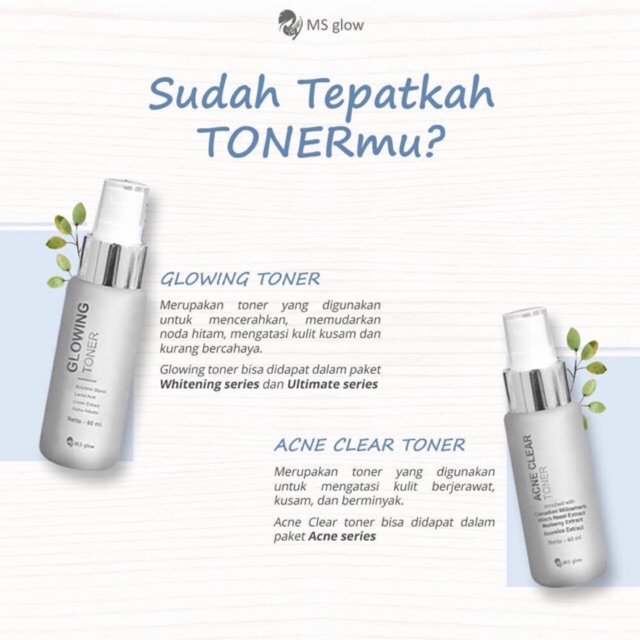 29++ Perbedaan toner ms glow klinik dan glowing information