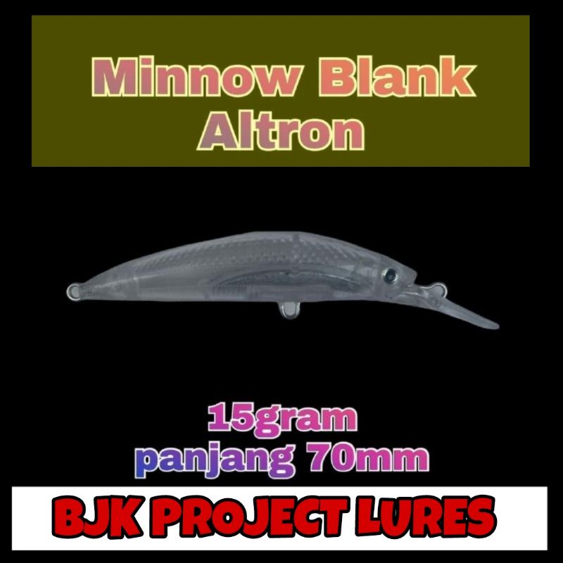 BLANK MINOW ALTRON 15 gr singking costum ultralight maker
