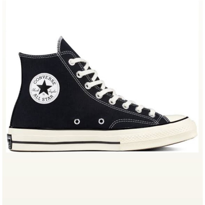 Sepatu Converse All Star 70s Hi Black Egret